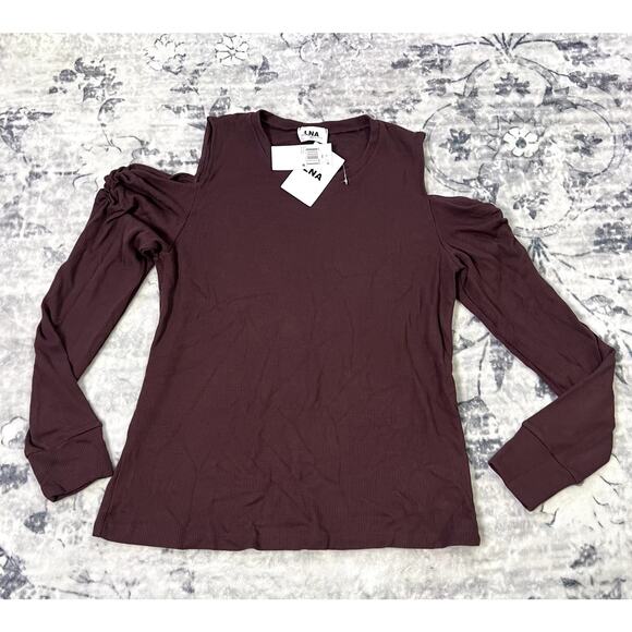 LNA Open Shoulder Top Sz M - Picture 1 of 7
